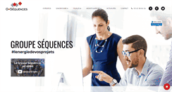 Desktop Screenshot of groupe-sequences.fr