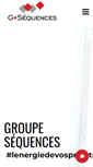 Mobile Screenshot of groupe-sequences.fr